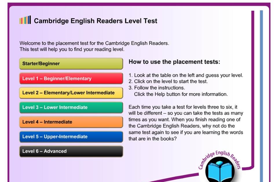 English best tests