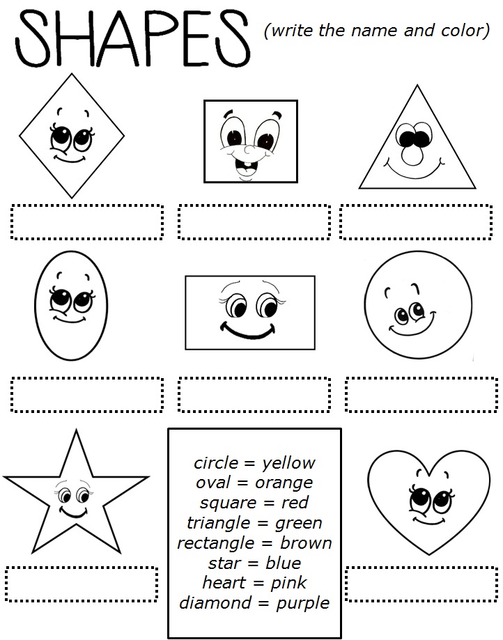 Activities about shapes
