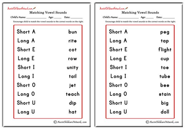 Sorting long and short vowels