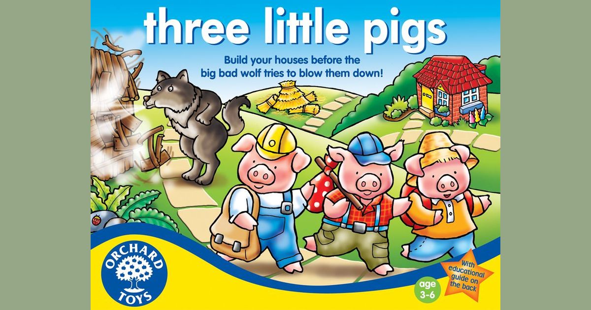 3 little pigs wolf