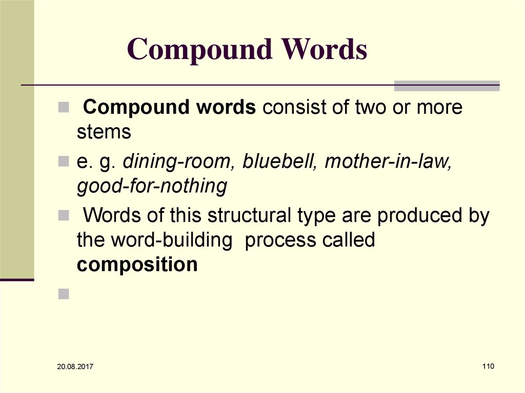 5 compound word