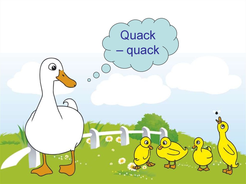 Mother duck and ducklings song