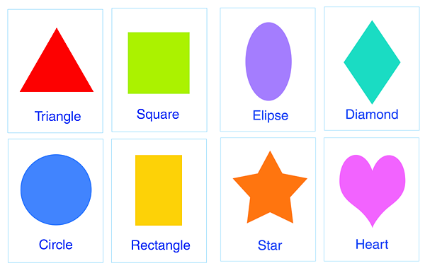 Geometric shapes for kids