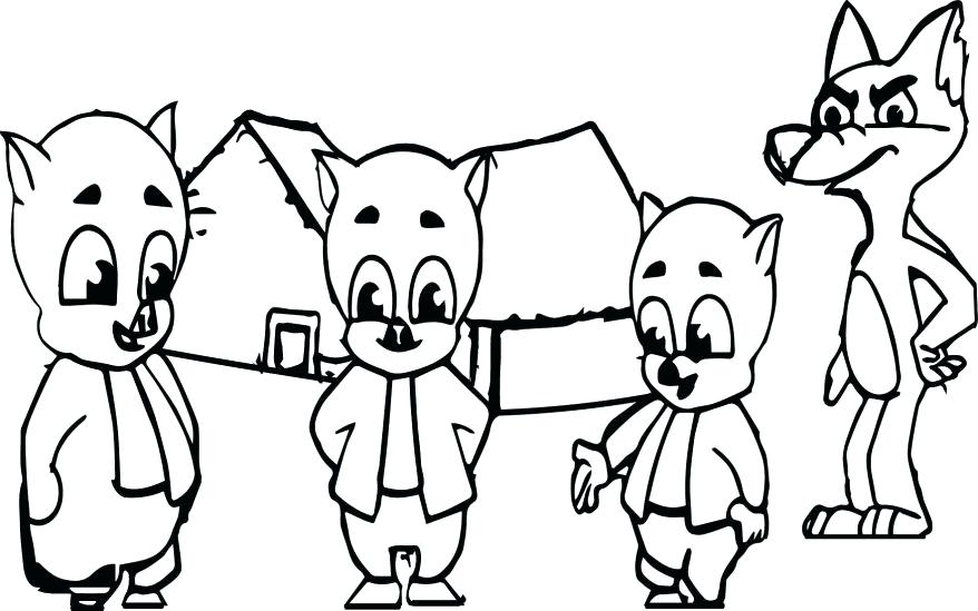 The three little pigs wolf