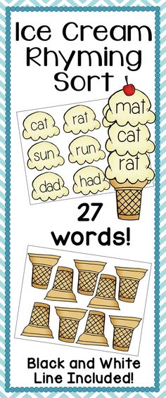 Rhyming word for kids