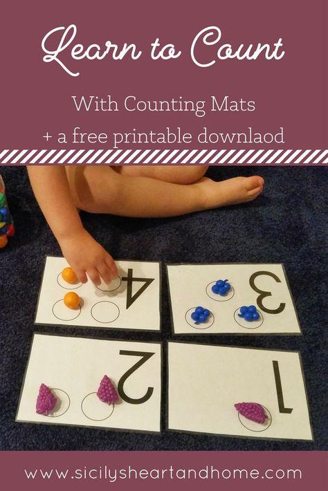 Learning to count for toddlers