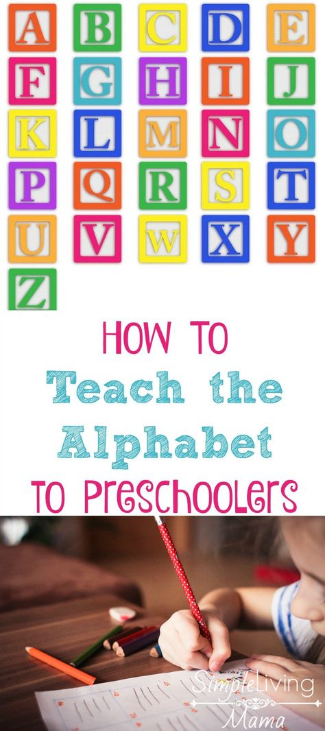 Teach writing to preschoolers