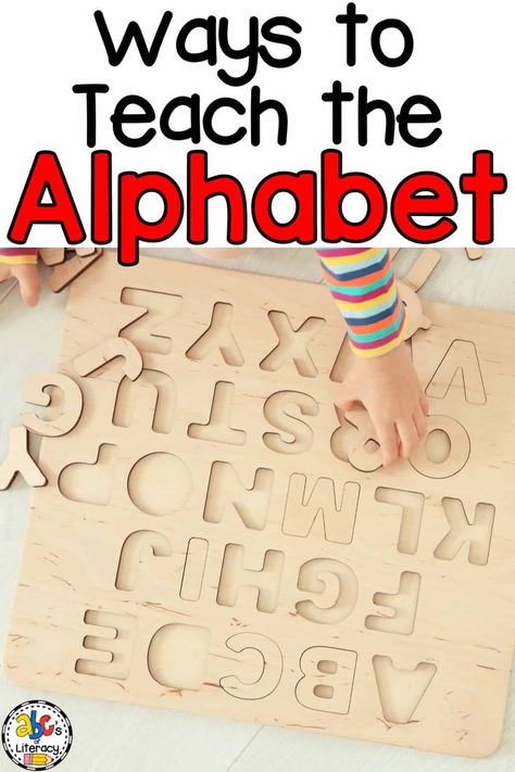 Fun ways to teach alphabet