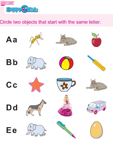 Pictures that begin with letter c