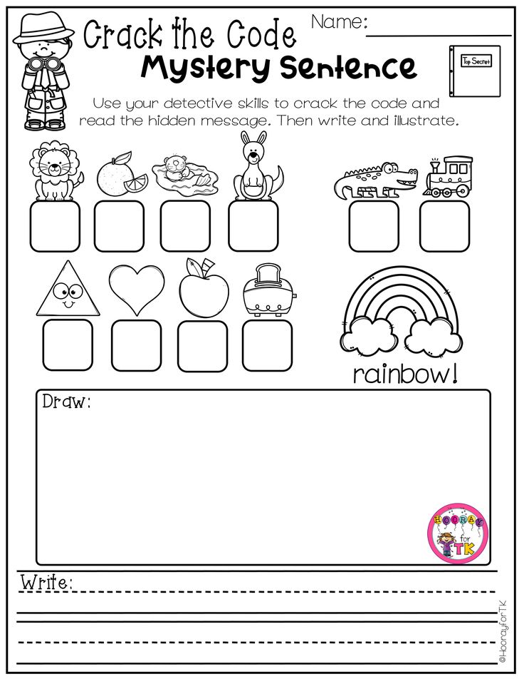 Writing activities for kindergartners