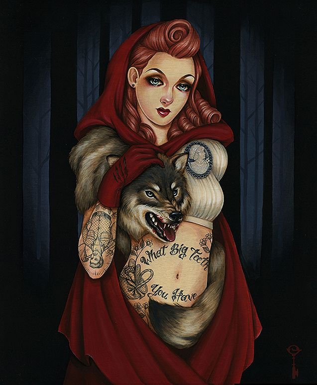 Little red riding hood with a twist