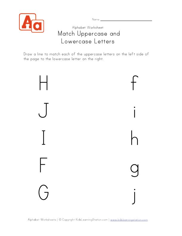 What is uppercase and lower case letter