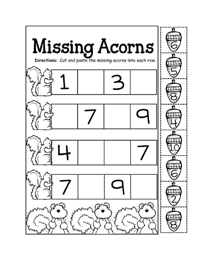 Numbers theme for preschool