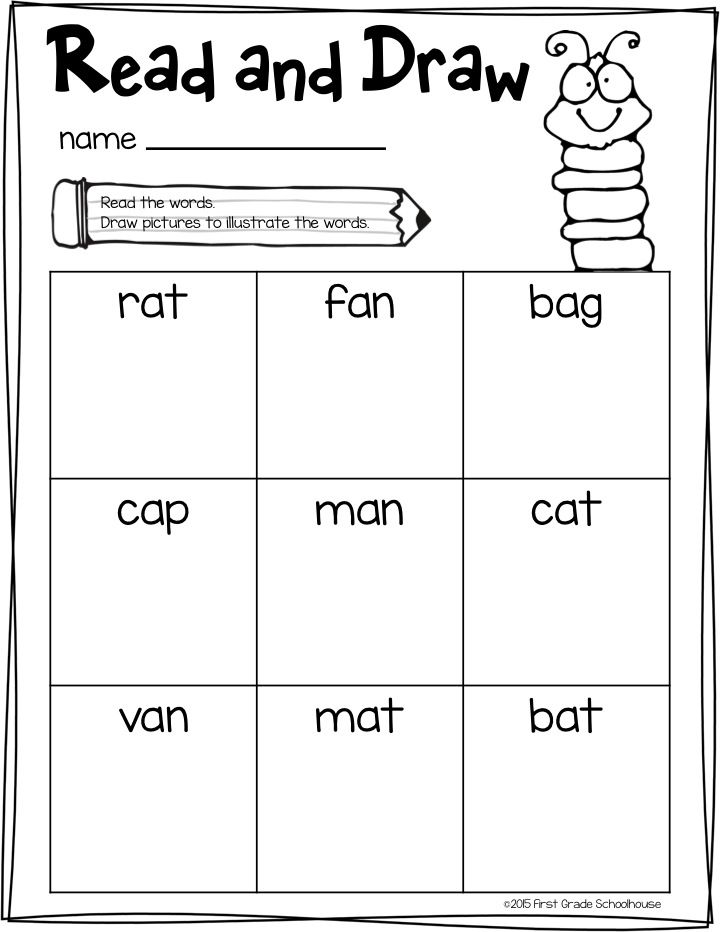 Read and draw pictures. Worksheets чтение. Worksheets for Kids. Английский чтение Phonics 1. A an Worksheets.