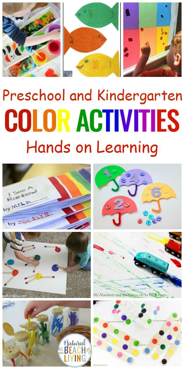 Activities on colours for preschoolers
