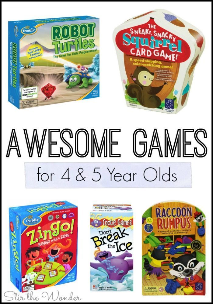 Easy games for 5 year olds