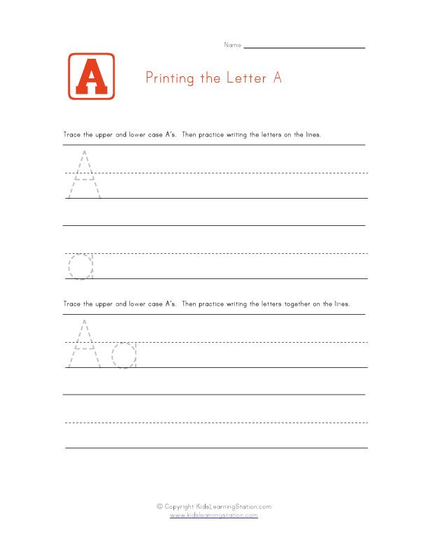 How to teach upper and lowercase letters