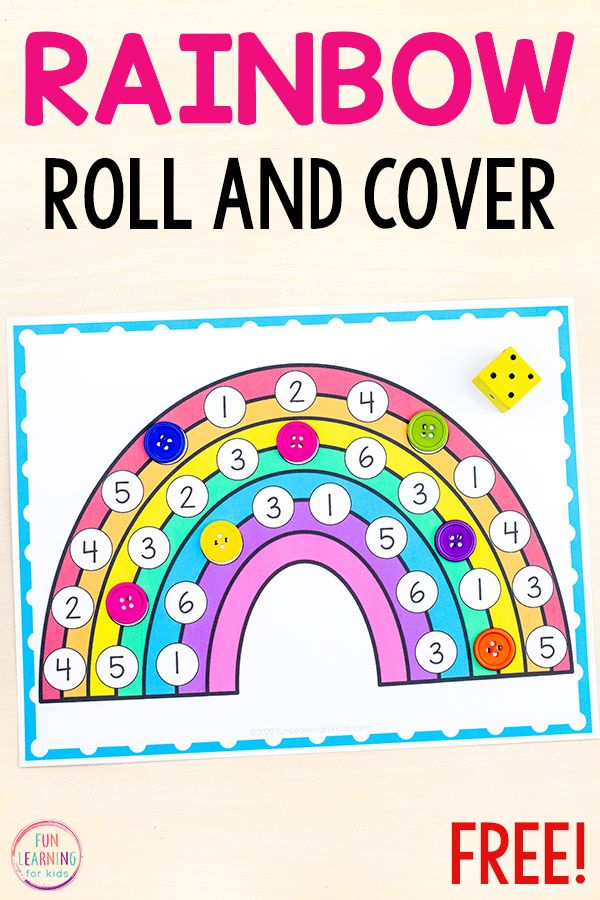 Fun math game for preschoolers