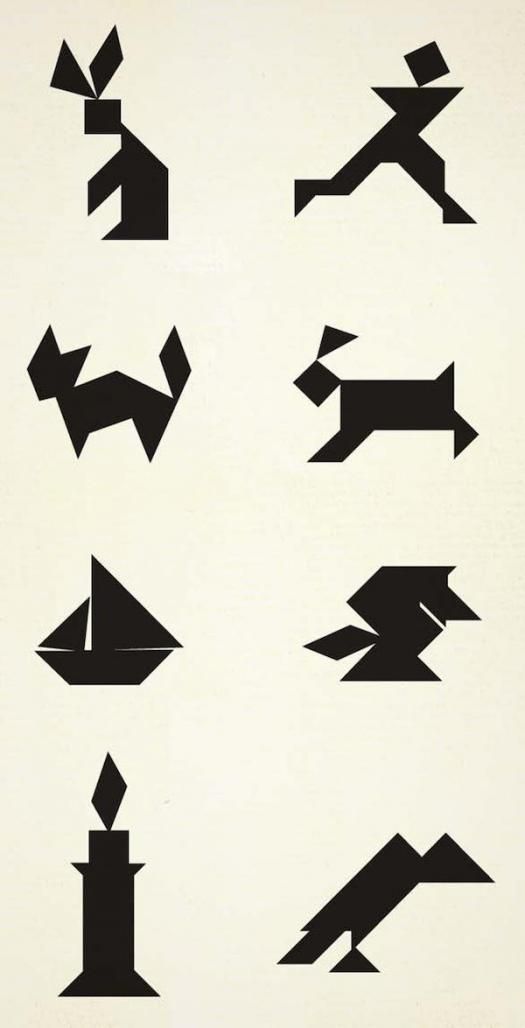 Tangram pictures printable