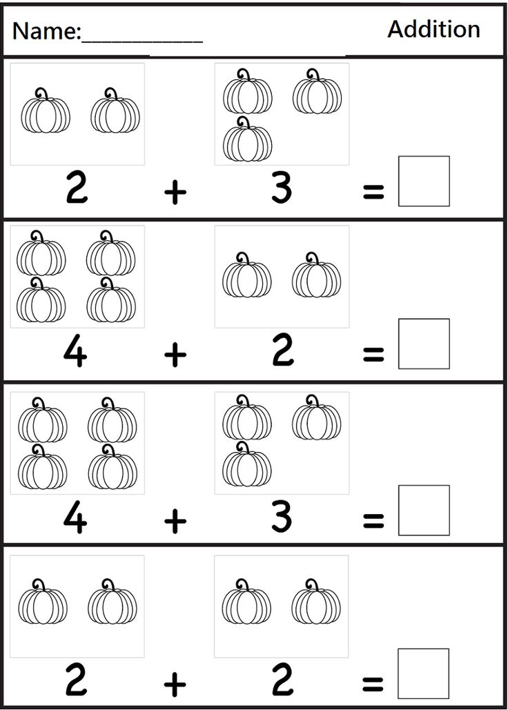 Practicing numbers for kindergarten