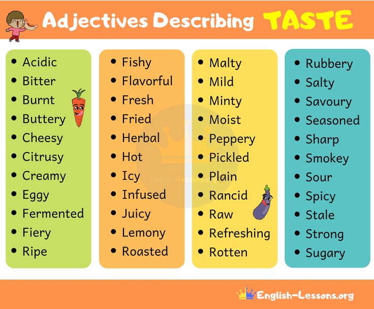 Adjectives for learn