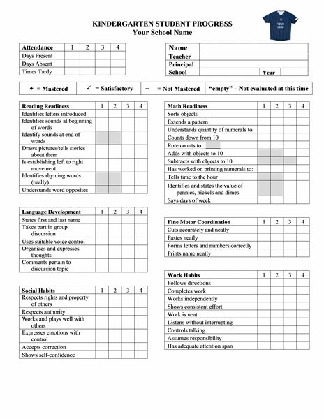 Kindergarten readiness skills checklist