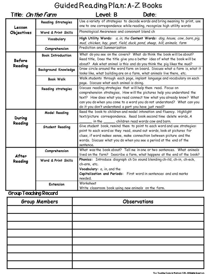 Book levels for guided reading