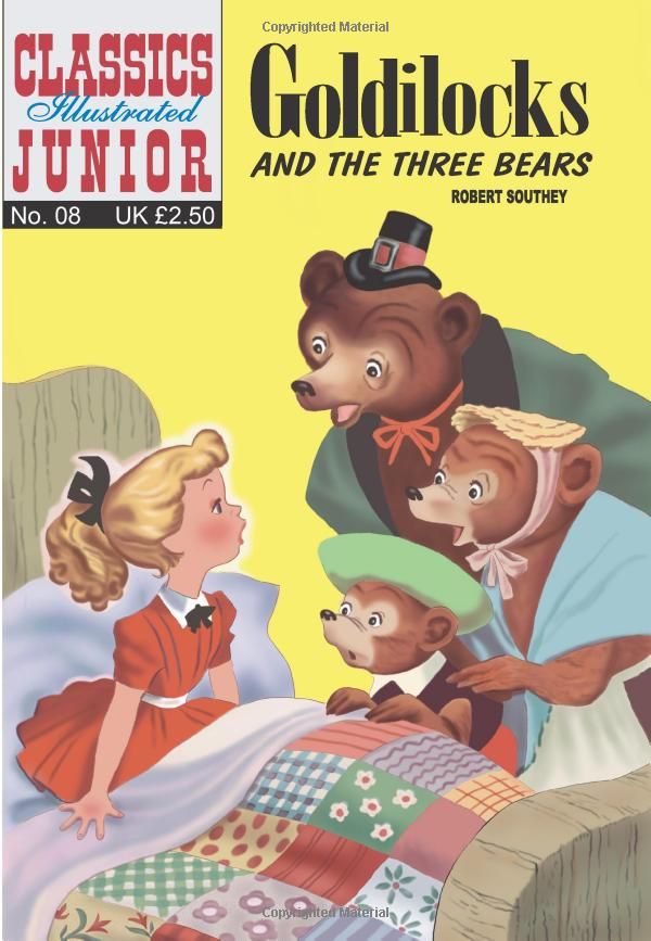 The 3 bears and goldilocks story