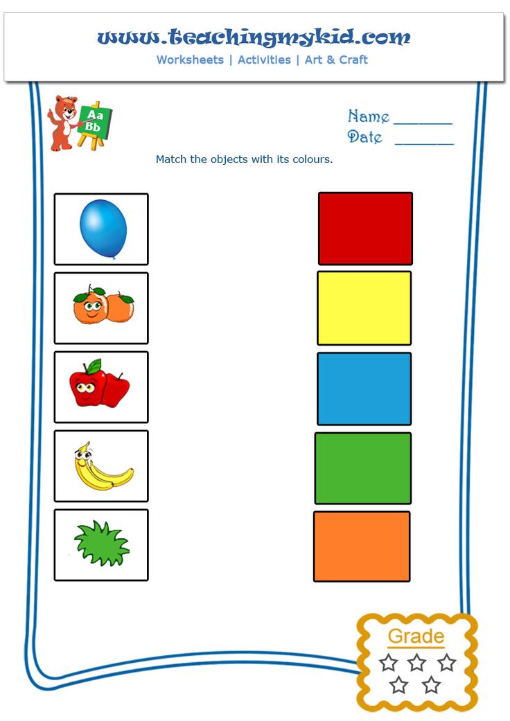 Teaching preschoolers colors