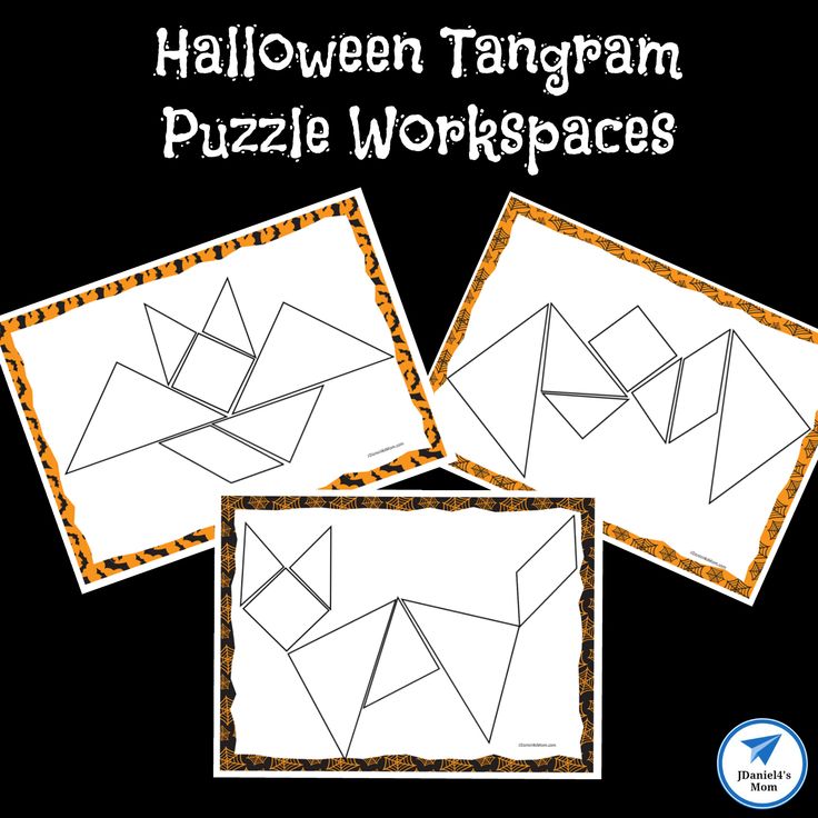 Tangram puzzle printable