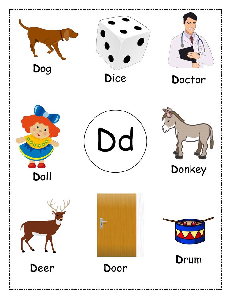 Learn the letter d