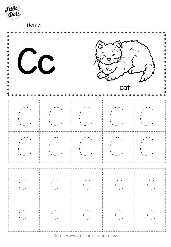 Letter c kindergarten