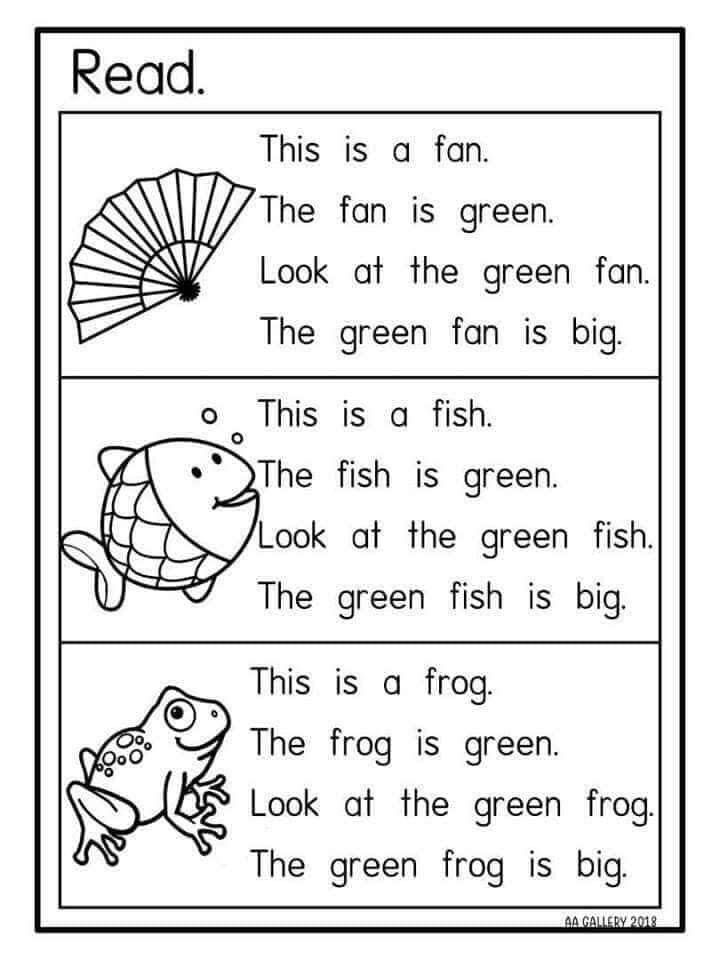 Reading for kindergarteners