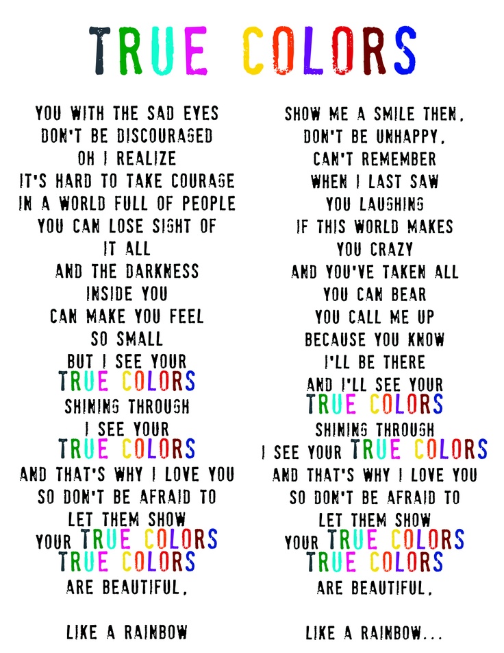 The song color