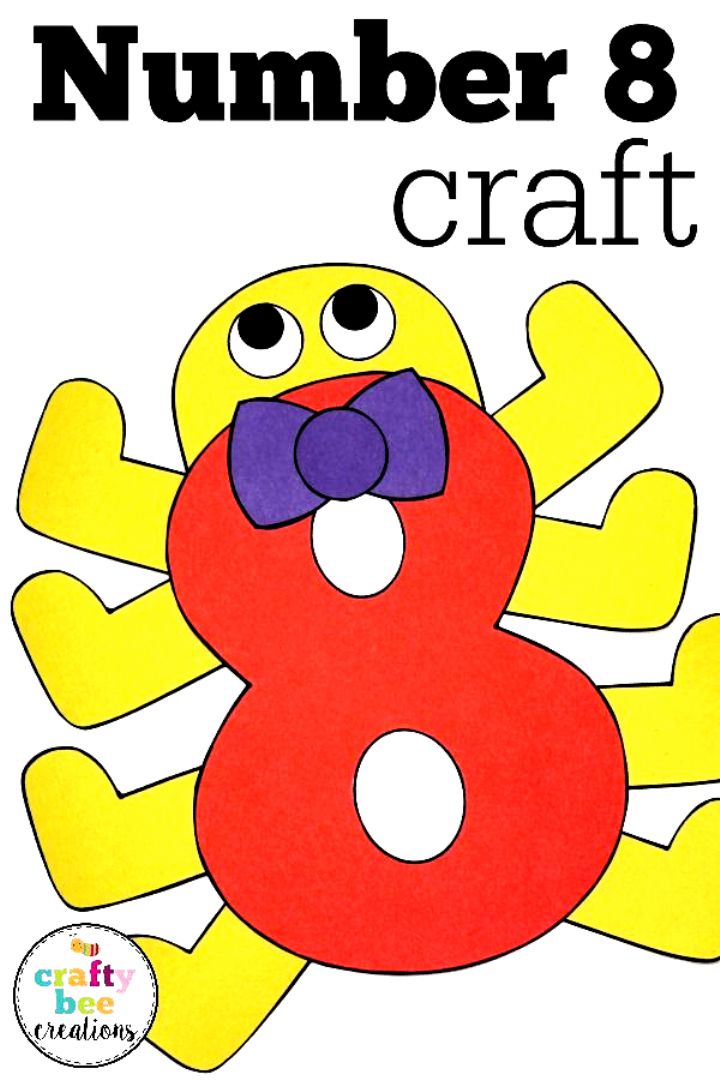 Number 8 crafts for preschool