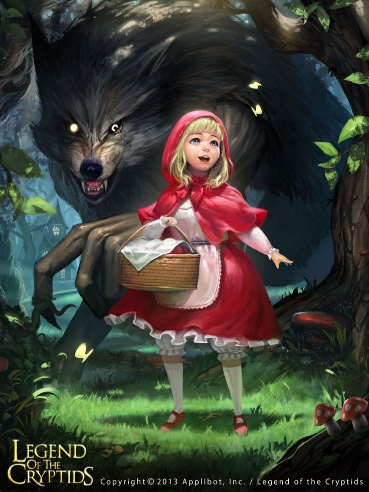 What does little red riding hood look like