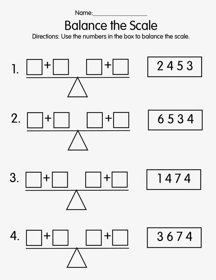 Math lessons for first grade