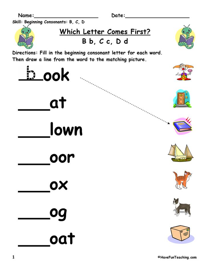 Letter phonic sounds