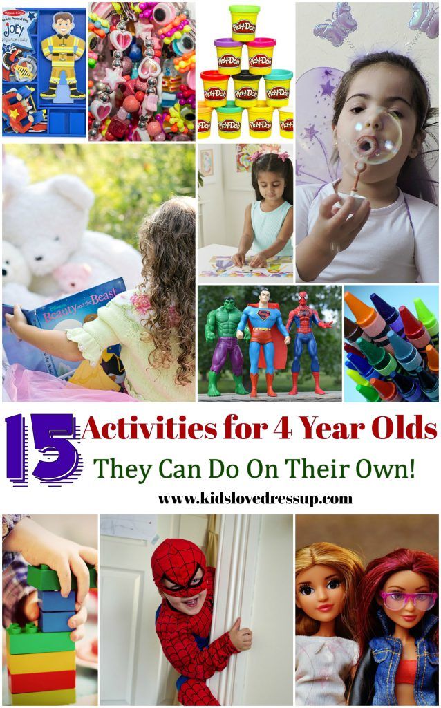Activities four year olds