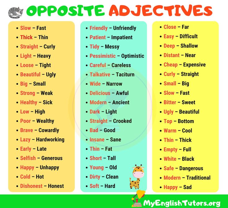 What is a adjectives words