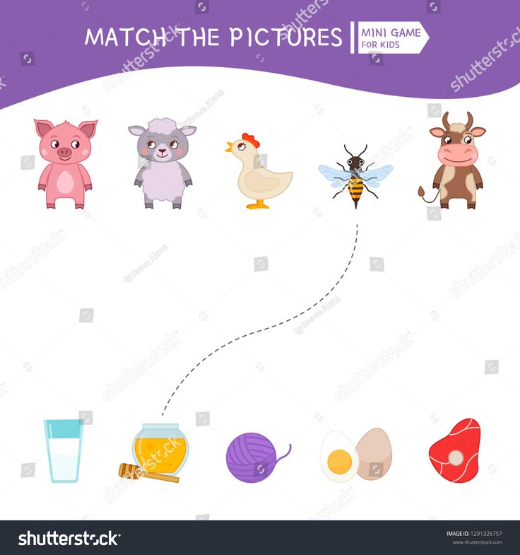 Children matching game