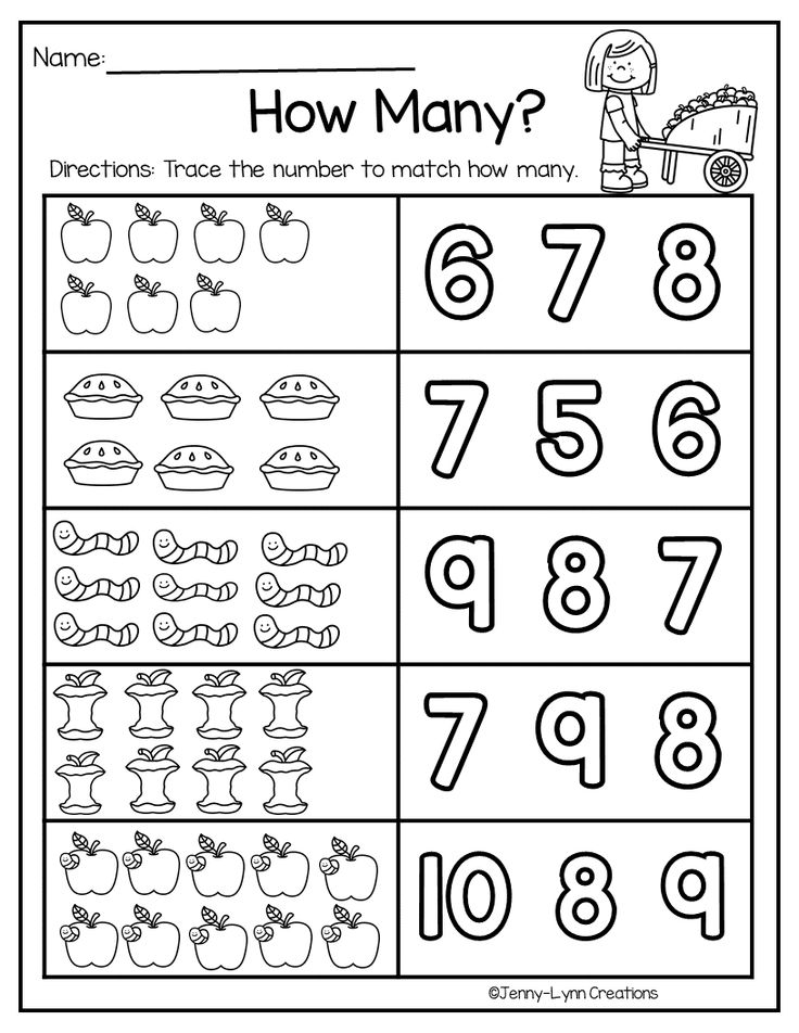 Easy preschool math activities