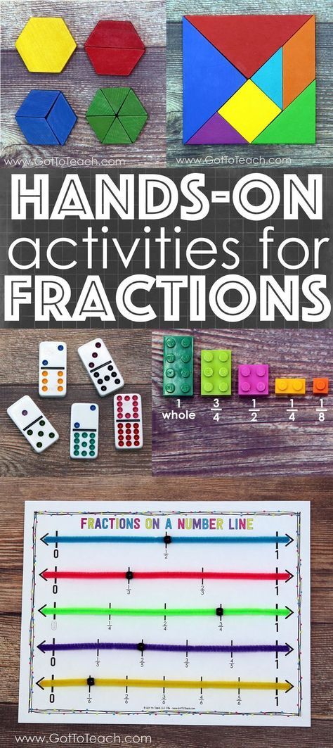 Hand on activities math