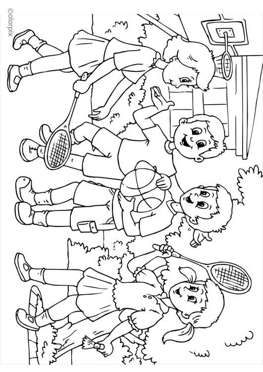 Educational coloring pages