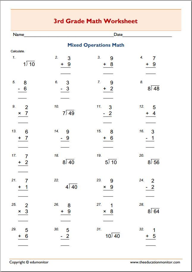 1Sr grade math