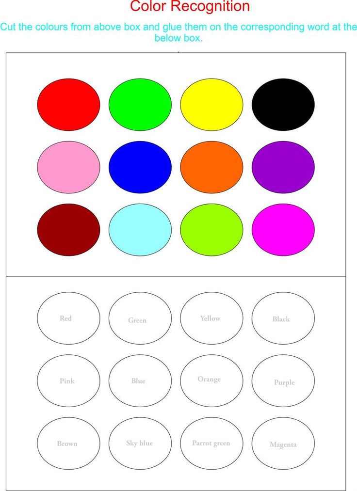 Primary colours for kindergarten