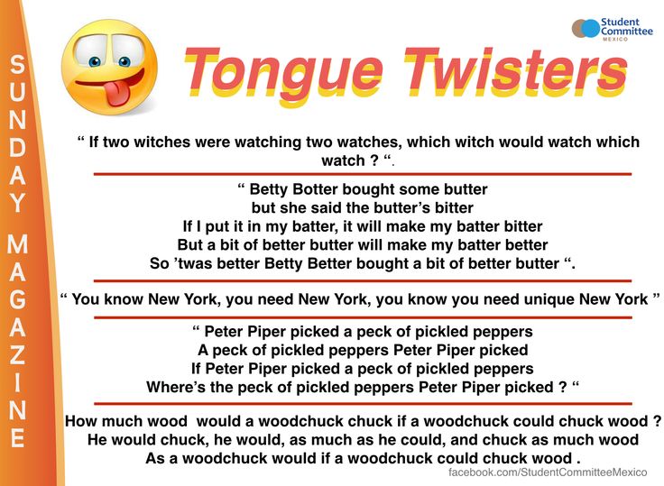 How to create a tongue twister