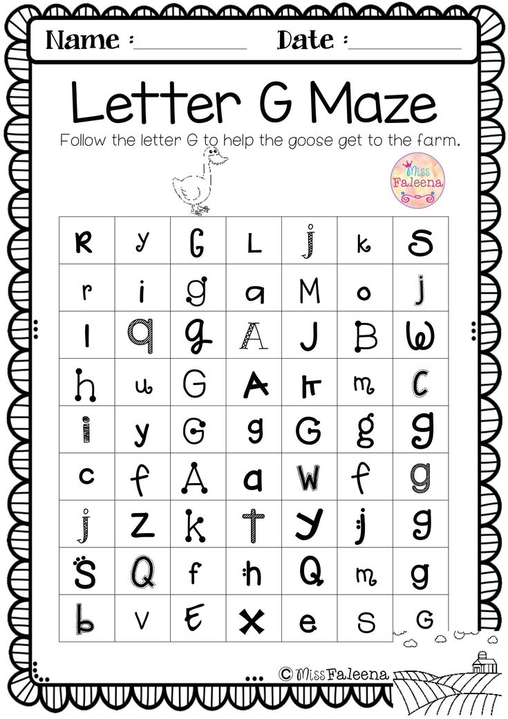 Letter naming activities