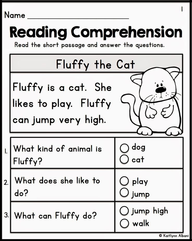 Worksheets to help with reading