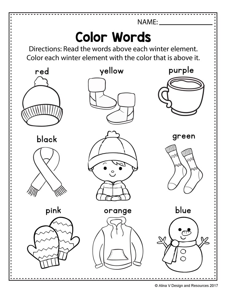 Vocabulary activities preschool